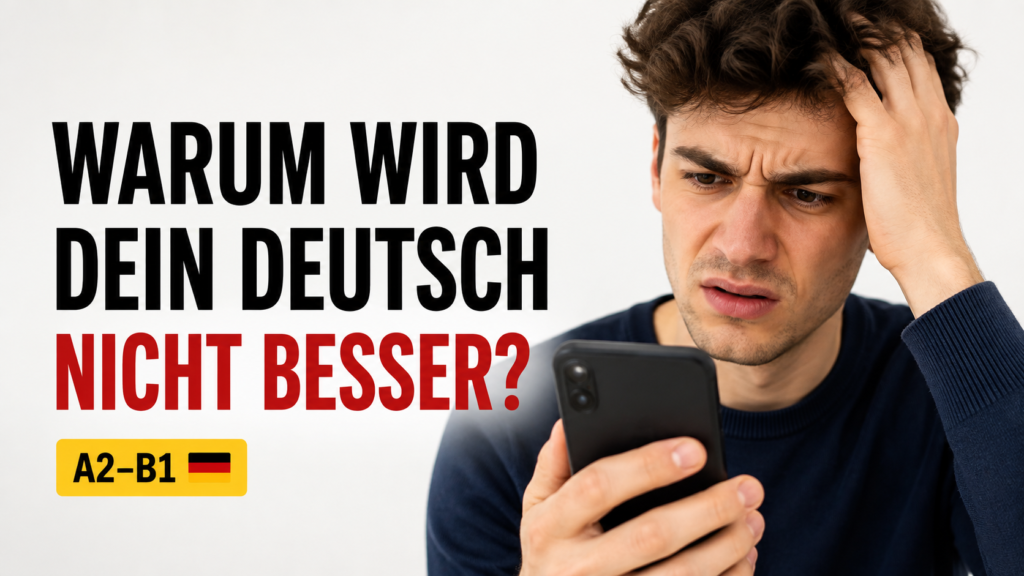 Die eine Sache die dein Deutschlernen heimlich sabotiert